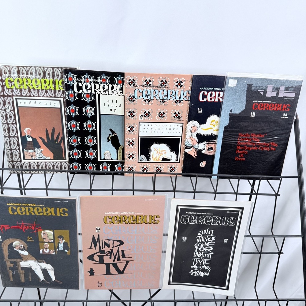 Cerebus the Aardvark 57-63 65 Lot Vanaheim Comics Dave Sim